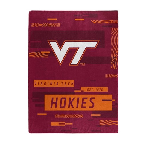 Virginia Tech Hokies Baby Receiving Blanket - Officially Licensed Soft Cotton Blanket For Infants