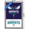 Trends International NBA Charlotte Hornets - Logo 21 Framed Wall Poster Prints - 3 of 4