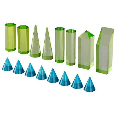 Modern Acrylic Chess Set with Colorful Game Pieces