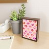Ninola Design Sweet Pink Lips Framed Mini Art Print 4" (H) x 3" (W) x 1" (D) - Society6 - 2 of 3