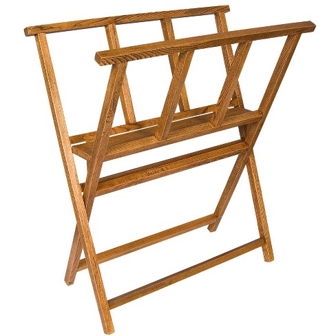 Creative Mark Folding Wood Large Print Rack - Perfect For Display Of  Canvas, Art, Prints, Panels, Posters, Art Gallery Shows, Storage Rack -  Walnut : Target