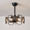 Bella Depot 19" Gold Ceiling Fan with Light and Remote 6-Speed Modern Reversible Fan - 2 of 4