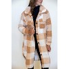 Women's Falling for Plaid Shacket - Miss Sparkling - 3 of 3