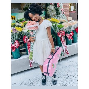 The Children's Place Girls Short Flutter Sleeve Glitter Ruffle Mesh Fit And Flare Dress - 1 of 4