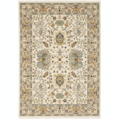 Oriental Weavers Lucca 2063Y Ivory/ Multi Indoor Area Rug - 3'3" x 5'