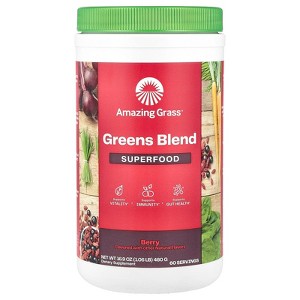 Amazing Grass Greens Blend, Superfood, Berry, 16.9 oz (480 g) - 1 of 2