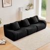 VASIP Soft Teddy Fabric Boneless Modular sofa,Anti-Slip Chaise with 32D High Density Sponge,No Assembly Required - 4 of 4