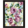 HomeRoots Abstract Floral Black Framed Print Wall Art - 4 of 4