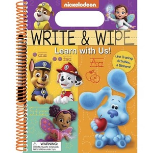 Nickelodeon: Write and Wipe: Learn with Us! - by  Editors of Studio Fun International (Spiral Bound) - 1 of 1