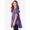 Roaman's Plus Size Ultra Drape V-Neck Swing Tunic Top - 4 of 4