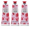 L'Occitane Rose Hand Cream, Luxuriously Nourishing, Delicate Rose Aroma, Hydrating & Soothing Pack of 3, 1 oz - 3 of 4