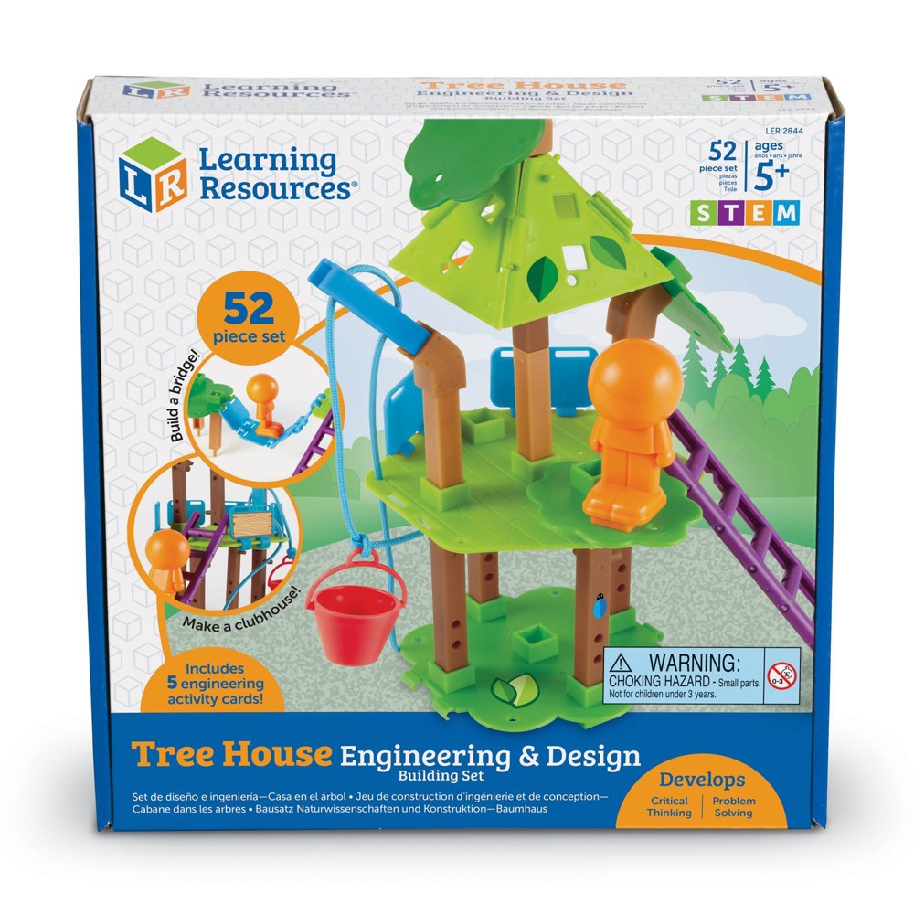 Photos - Construction Toy Learning Resources Tree House Engineering & Design Building set 