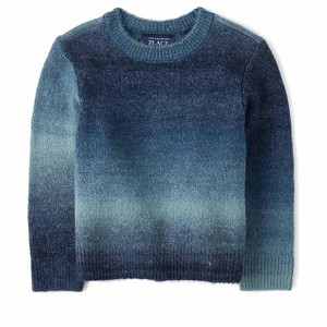 The Children's Place Baby Boys Long Sleeve Ombre Space Dye Sweater - 1 of 2