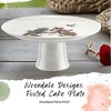Royal Worcester Wrendale Designs Woodland Party Footed Cake Plate, 9.75 inches, Animal Motif, Fine Bone China, Made from Porcelain - 2 of 4