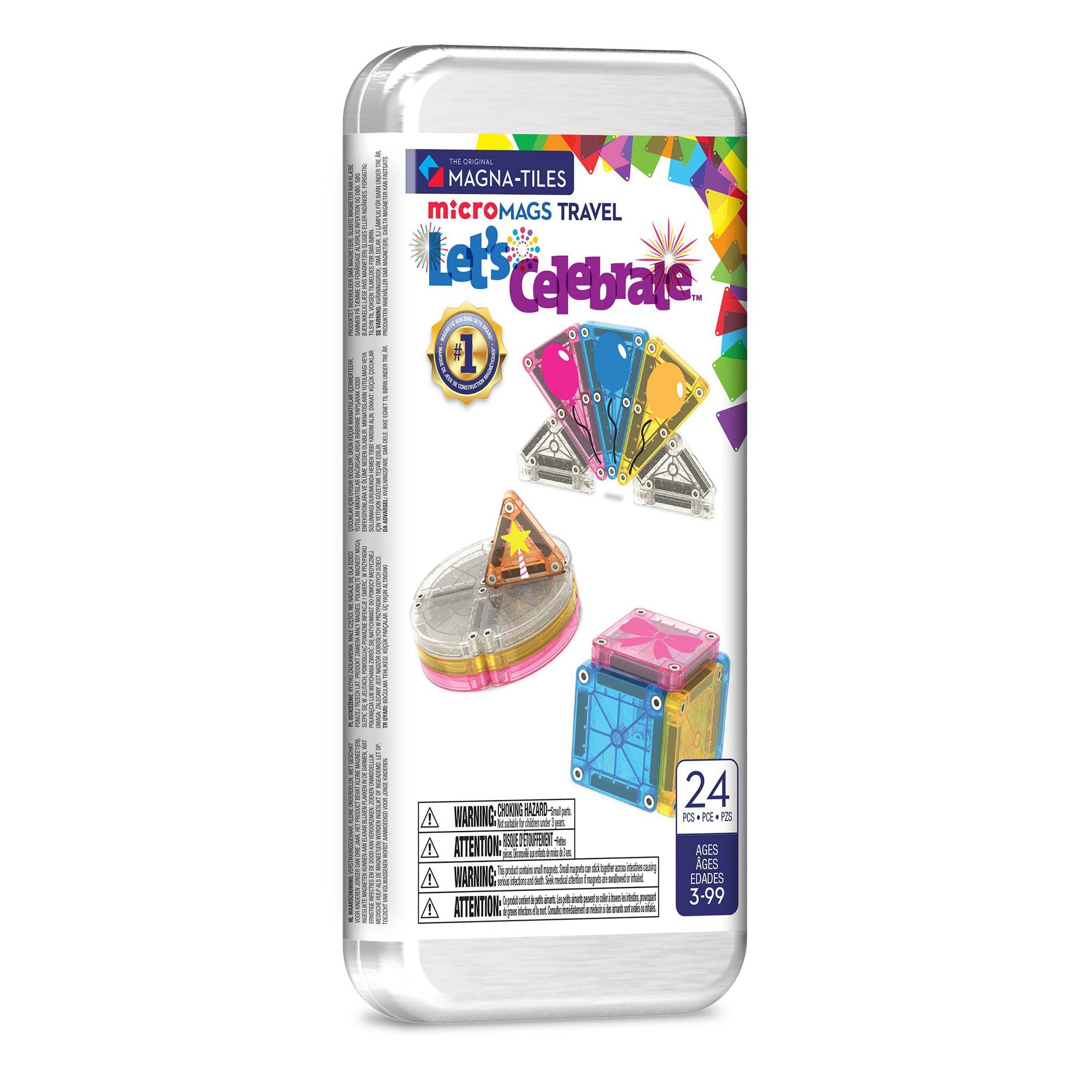 MAGNA-TILES MicroMAGS Travel Set - Celebrations
