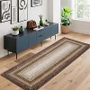Machine Washable Area Rug - Non-Slip Stain Resistant Low Pile Carpet Modern Braided Farmhouse Rug for Living Room Bedroom Dining Room Office - 2 of 4