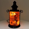 Stony Creek 10.25 In Lighted Metal Lantern Halloween Spooky Novelty Sculpture Lights - 2 of 2