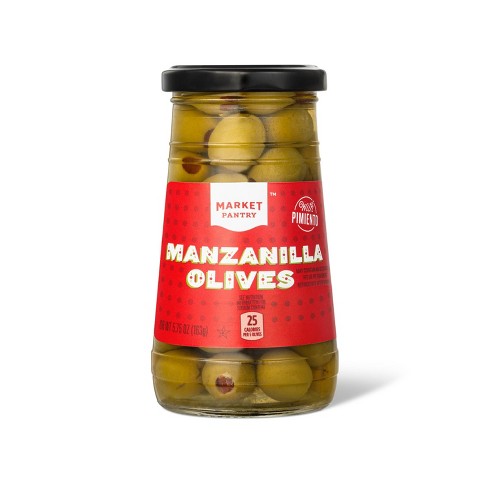 Pimiento Stuffed Green Olives - 5.75oz - Market Pantry™ - image 1 of 3