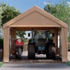 EROMMY 10 Ft X 20 Ft Car Canopy Portable Garage - 4 of 4