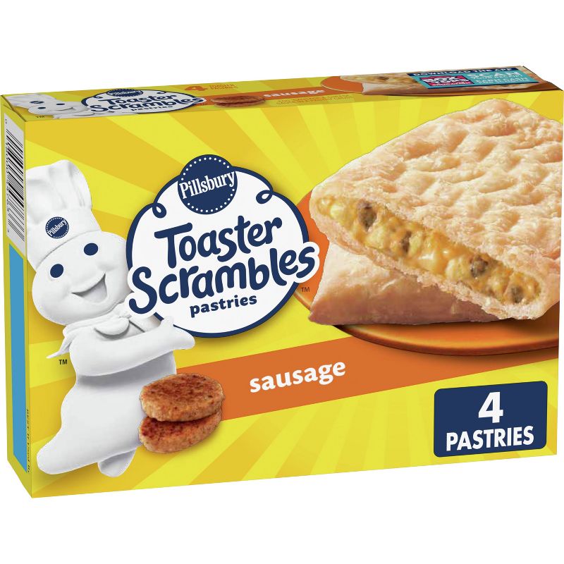 Pillsbury Sausage Frozen Toaster Scramblers - 4pk/7.2oz, 1 of 12