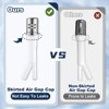 WOWOW 8.67 in. x 2.28 in. x 1.8 in. Dishwasher Air Gap Cover in Chrome - 3 of 4