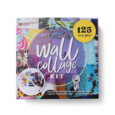 Wall Collage Kit with 125 Designs - Art 101