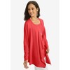 Jessica London Women's Plus Size Flyaway Cardigan - 4 of 4