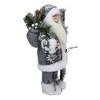 Northlight 16" Gray and White Country Santa Claus Christmas Figure - image 3 of 4