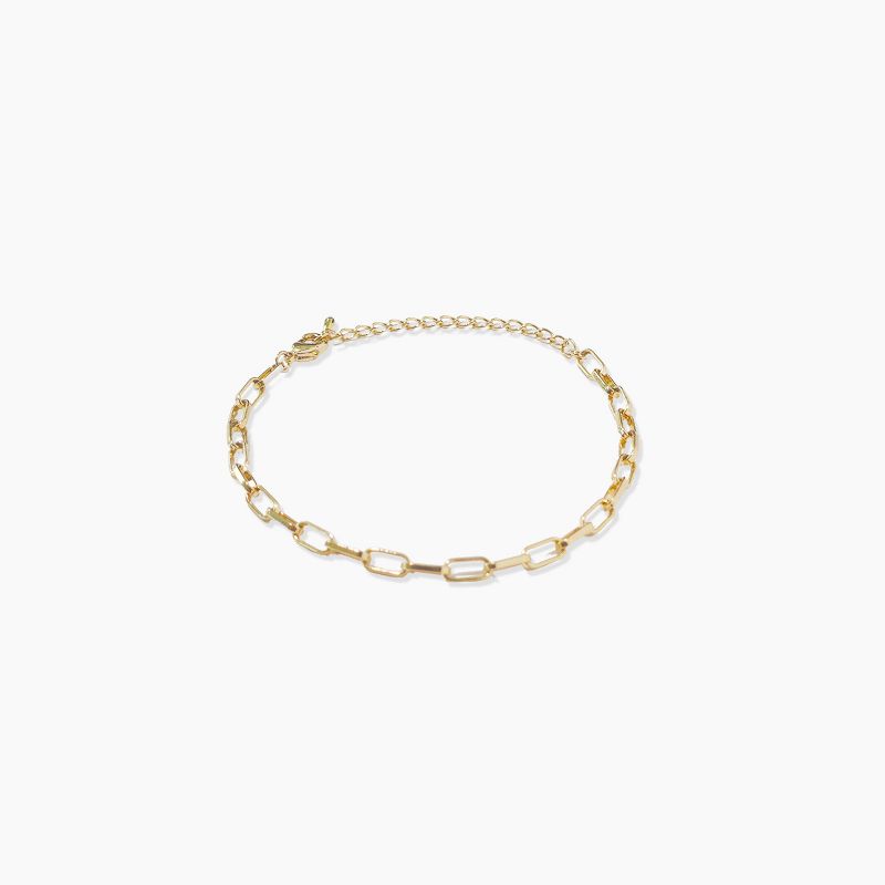 sanctuaire Dainty Link Chain Bracelet Gold, 1 of 4