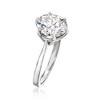 Ross-Simons 4.00 Carat Moissanite Solitaire Ring in Sterling Silver - 3 of 4