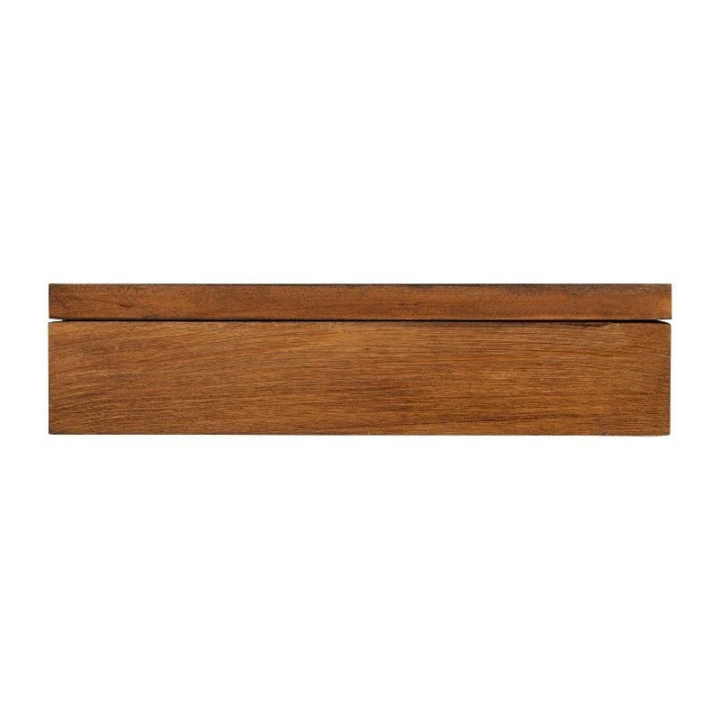 Emma and Oliver Solid Pine Medals Display Case with Channel Grooved Removable Shelves, 4 of 15