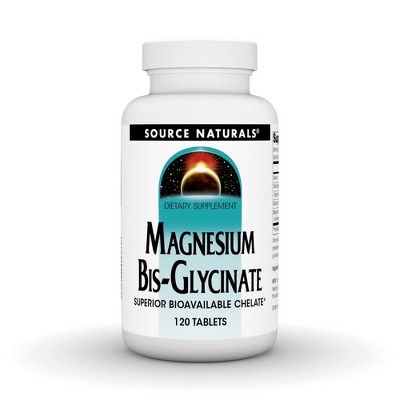Magnesium Bis Glycinate by Source Naturals, Inc.  -  120 Tablet