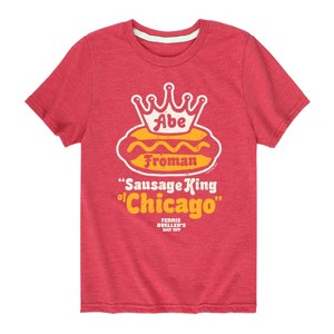 Boys' - Ferris Bueller's Day Off - Abe Froman Sausage King Short Sleeve Graphic T-Shirt - 1 of 4