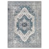 Boho Area Rug Oriental Floral Rugs Bedroom Living Room Indoor Rugs Soft Vintage Rugs - 2 of 4