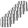 Havana Stripe Patio Cushions Outdoor Chair Pads Thick Fiber Fill Tufted 19" x 19" by Sweet Home Collection® - 2 of 4