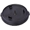 Pre-Seasoned Cast Iron Dutch Oven With Skillet Lid, Outdoor Camping Deep Pot for Camping Cooking BBQ , With Iron Pot Rack, 6 Quart - 3 of 4