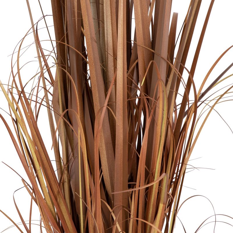Northlight 40" Potted Brown Artificial Onion Grass Plant, 4 of 6