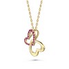 Guili Sterling Silver, Gold, or Rose Gold Double Heart Butterfly Pendant Necklace with Cubic Zirconia – A Meaningful & Elegant Gift for Women & Girls - 2 of 3