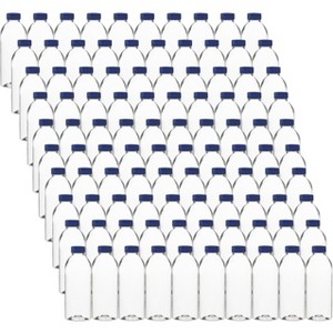 Clear Plastic Bottles 20oz PET Bottle with Flip-top Caps Made in USA - Pack of 100 - 1 of 4