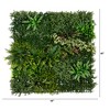 Nearly Natural 40-in x 40-in UV Resistant Madagascar Forest Artificial Living Wall Panel (Indoor/Outdoor) - 2 of 4