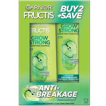 Garnier Fructis Active Fruit Protein Grow Strong Fortifying Shampoo & Conditioner Twin Pack - 24.5 fl oz