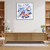 Amanti Art 30"x30" Flower Meadow by Jenny Frean Framed Canvas Wall Art Print : Modern Botanical Lithograph, Large Decor - 4 of 4