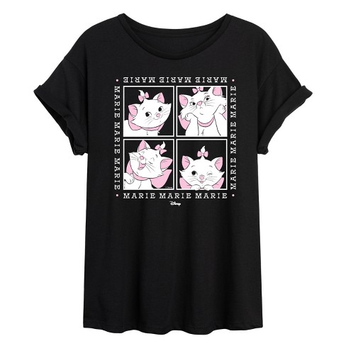 Women's - Aristocats - Marie Grid Oversized Graphic T-Shirt - image 1 of 4