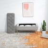 Upholstered Fabric Storage Ottoman with Safety Hinge, Entryway Padded Footstool, Storage Bench for Living Room & Bedroom - 3 of 4