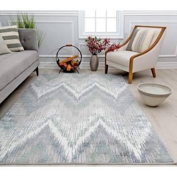 Rugs America Amabella Abstract Vintage Area Rug