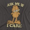 Garfield Ask Me Adult T-Shirt Charcoal - 2 of 4