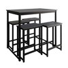 ChaletPosh 5 PCs Metal Dining Set - 3 of 4