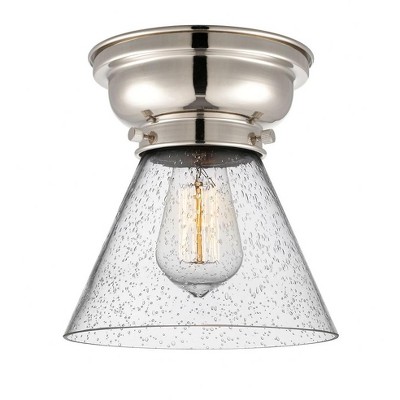 Cone - 1 Light Flush Mount In Industrial Style-7.4 Inches Tall and 7.75 Inches Wide
