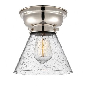 Cone - 1 Light Flush Mount In Industrial Style-7.4 Inches Tall and 7.75 Inches Wide - 1 of 1