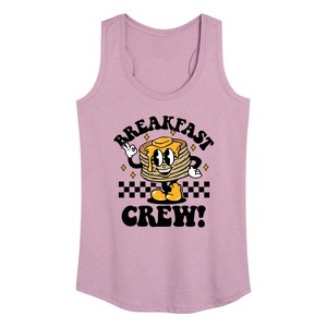 Women's - Instant Message - Valentine's Day Breakfast Crew Graphic Racerback Tank - 1 of 4